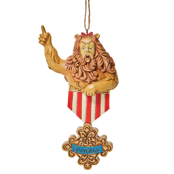 Jim Shore -  Wizard of Oz - Cowardly Lion Courage Ornament