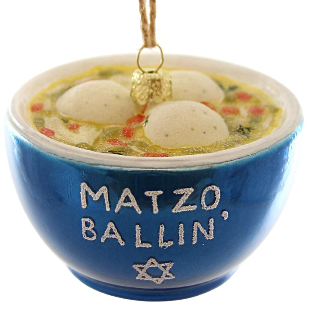 Cody Foster & Co - Matzo Ballin Glass Blown Ornament