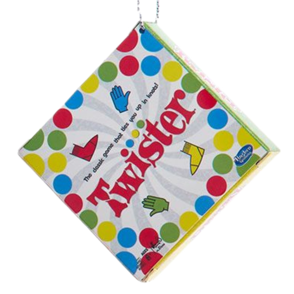Hasbro Retro Twister Board Game Ornament