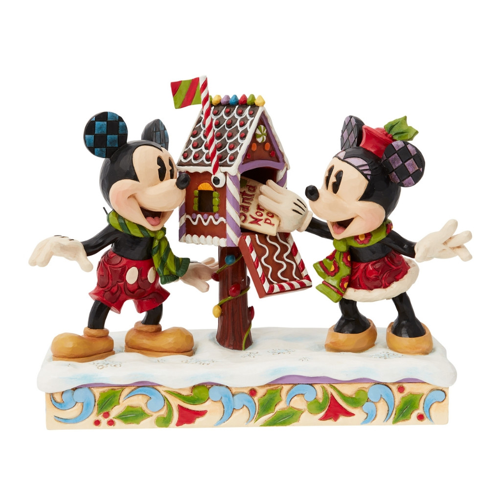 Jim Shore Disney Traditions Mickey And Minnie Christmas Letters