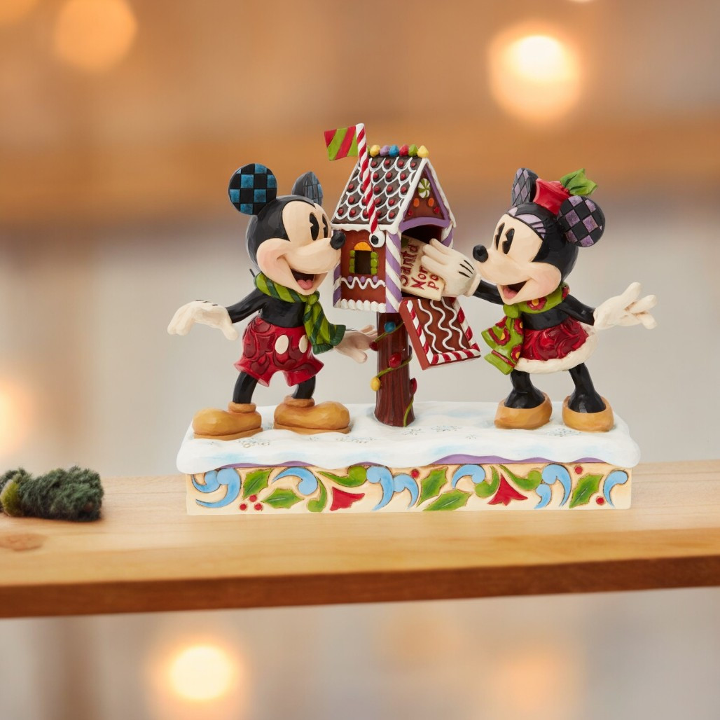 Jim Shore Disney Traditions Mickey And Minnie Christmas Letters