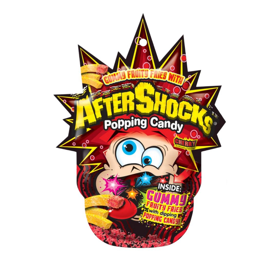 Aftershock Gummy Popping Fries – Cherry Flavor Explosion