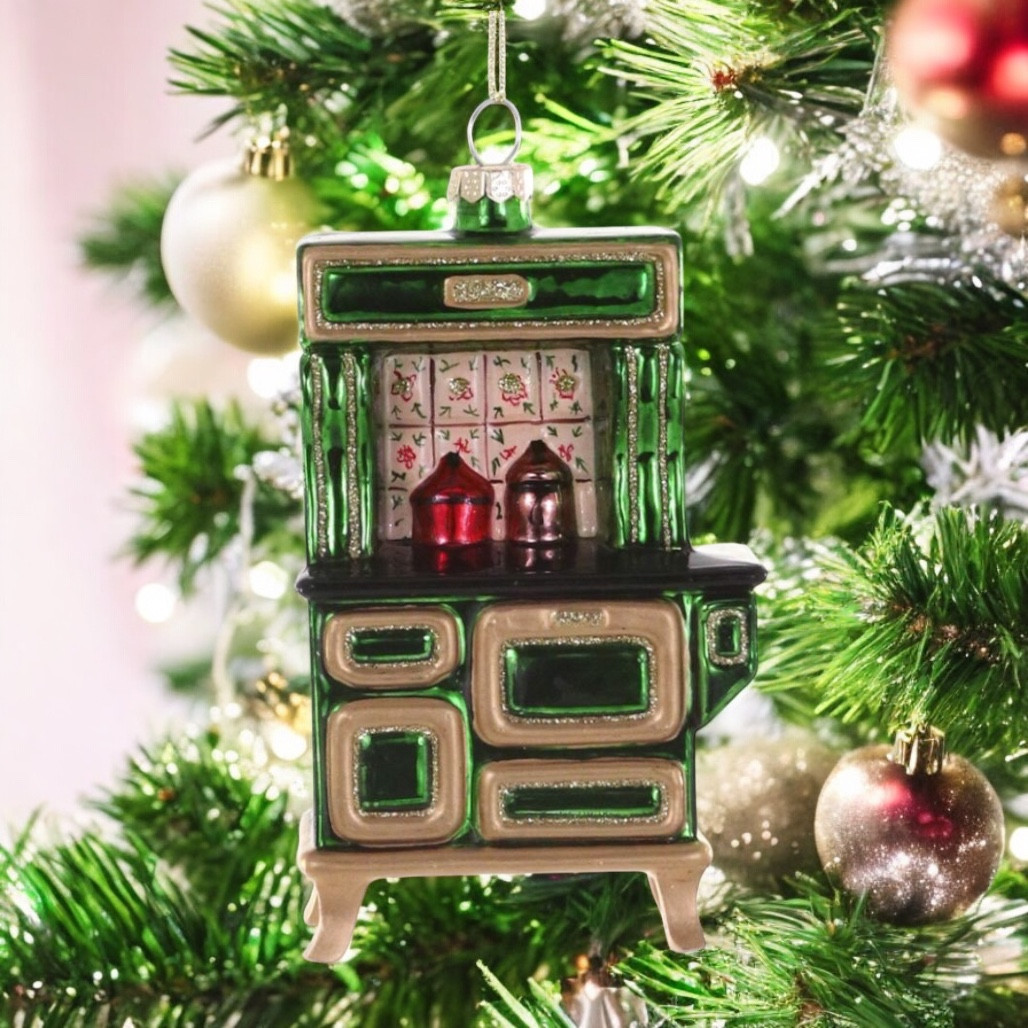 Cody Foster Cozy Cottage Cook Stove Ornament