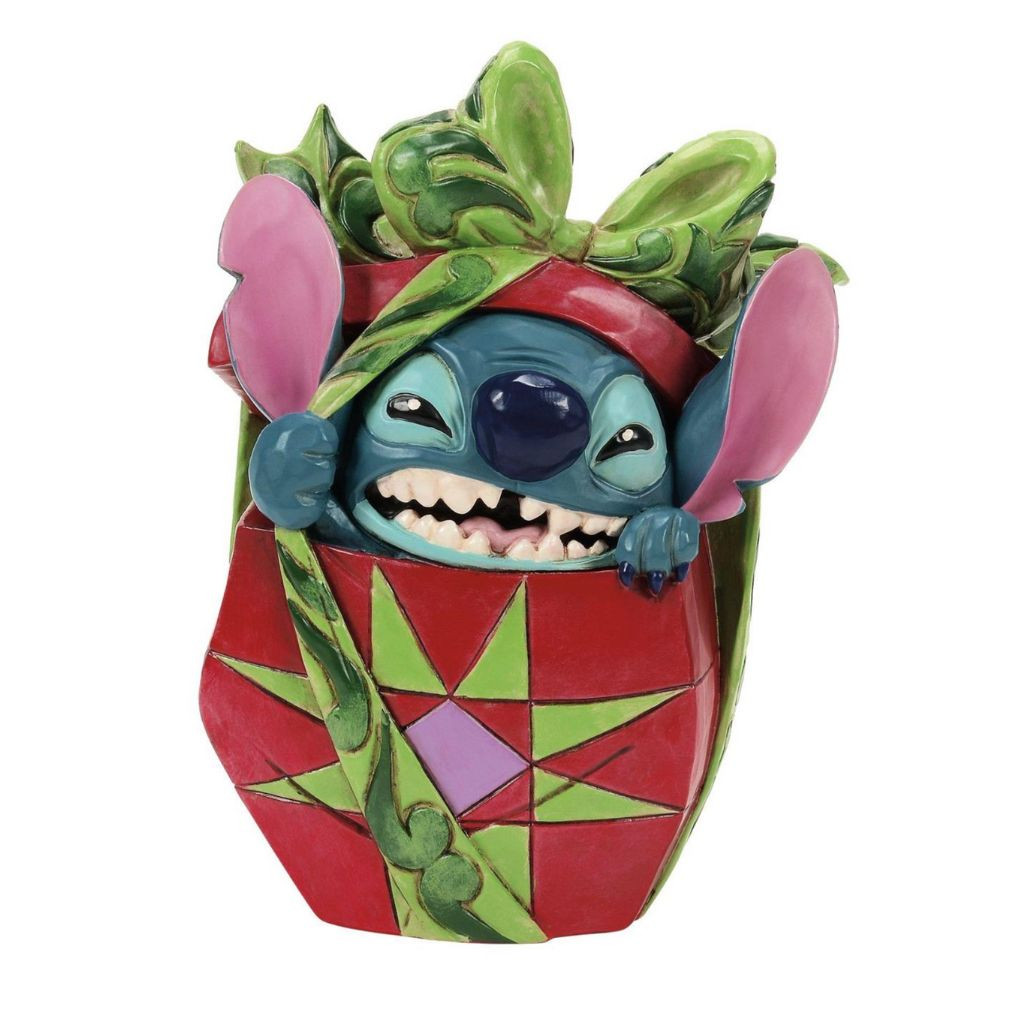 Jim Shore - Disney Traditions - Stitch Tearing Present
