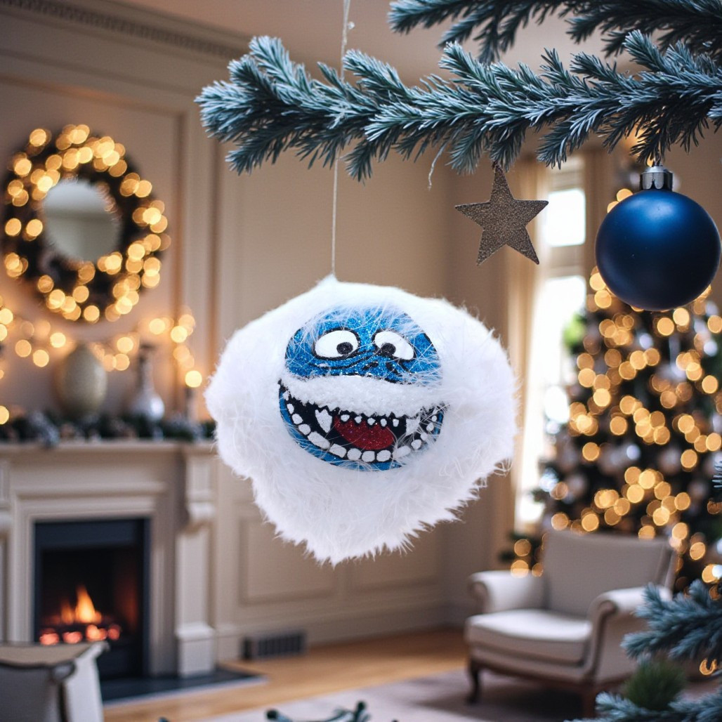 Thomas Glenn Yeti Ornament | Mouth-Blown Glass Collectible