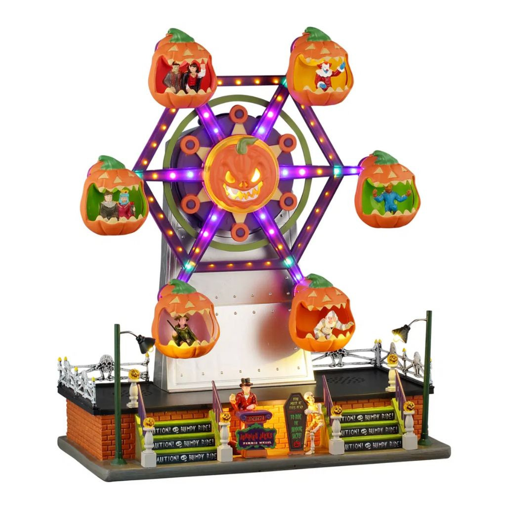 オブジェ？ Lemax Spooky Town Jumping Jacks Ferris Wheel | Halloween Village
