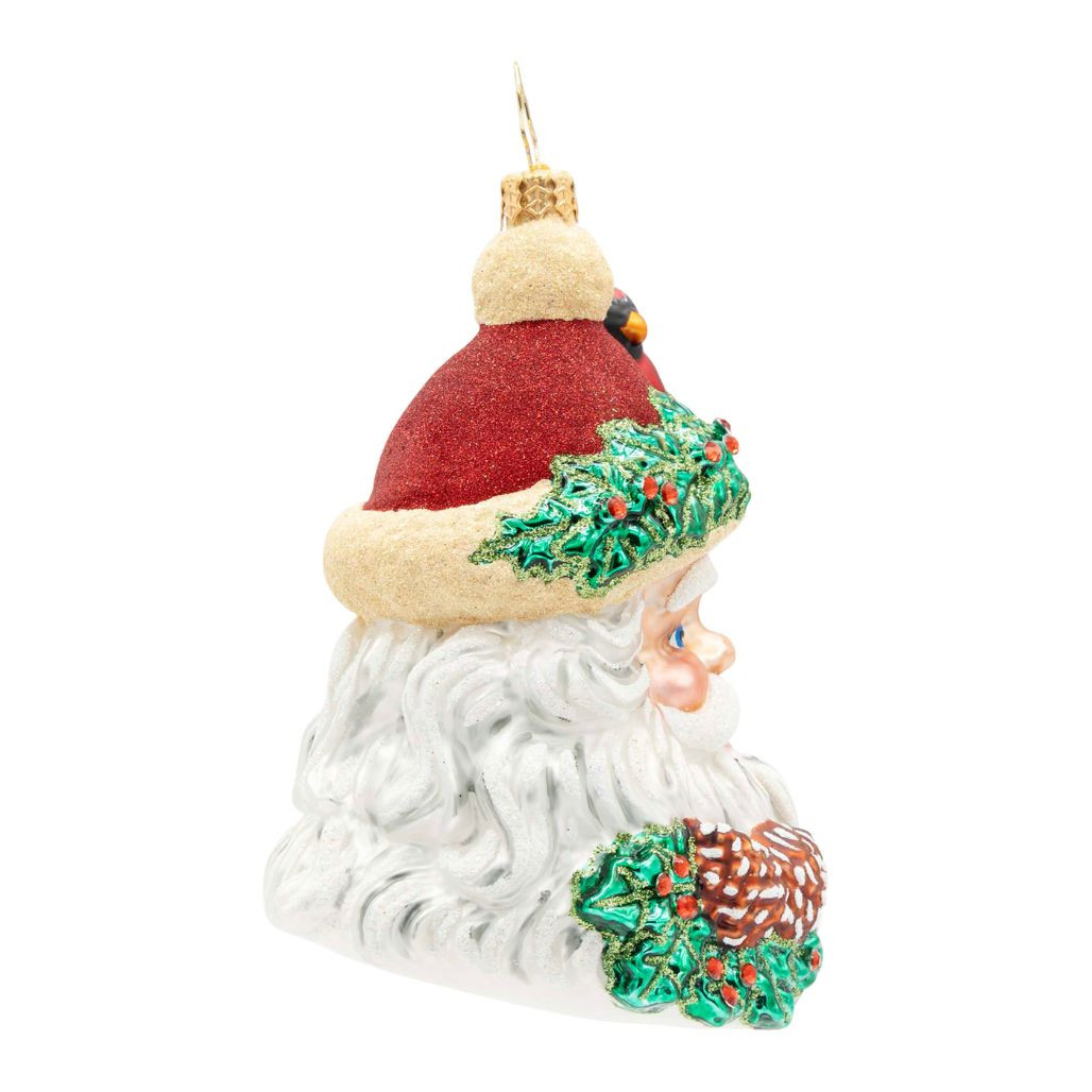 Christopher Radko Woodland Wishes Santa Ornament | 5in