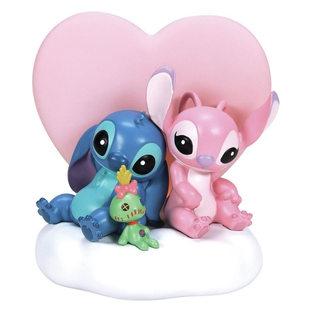 スティッチ＆エンジェル ライトアップ フィギュア Disney Showcase Disney Showcase Stitch & Angel Scene | Light-Up Figurine