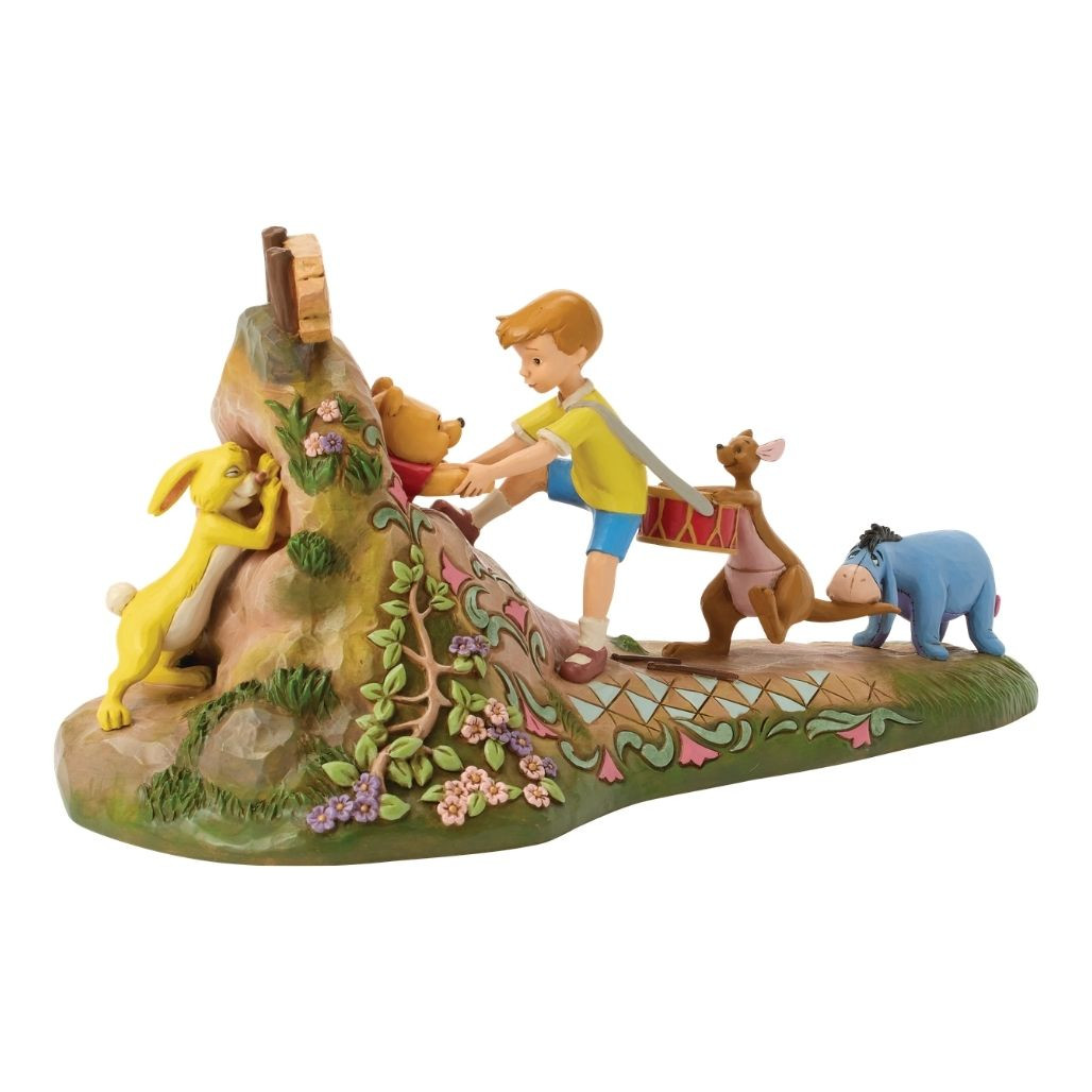 Jim Shore Friends to the Rescue | Pooh & Friends Figurine