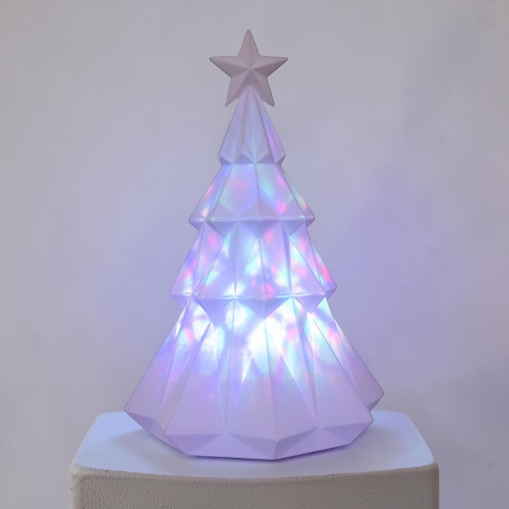 Kurt Adler Color Changing Christmas Tree Table Piece
