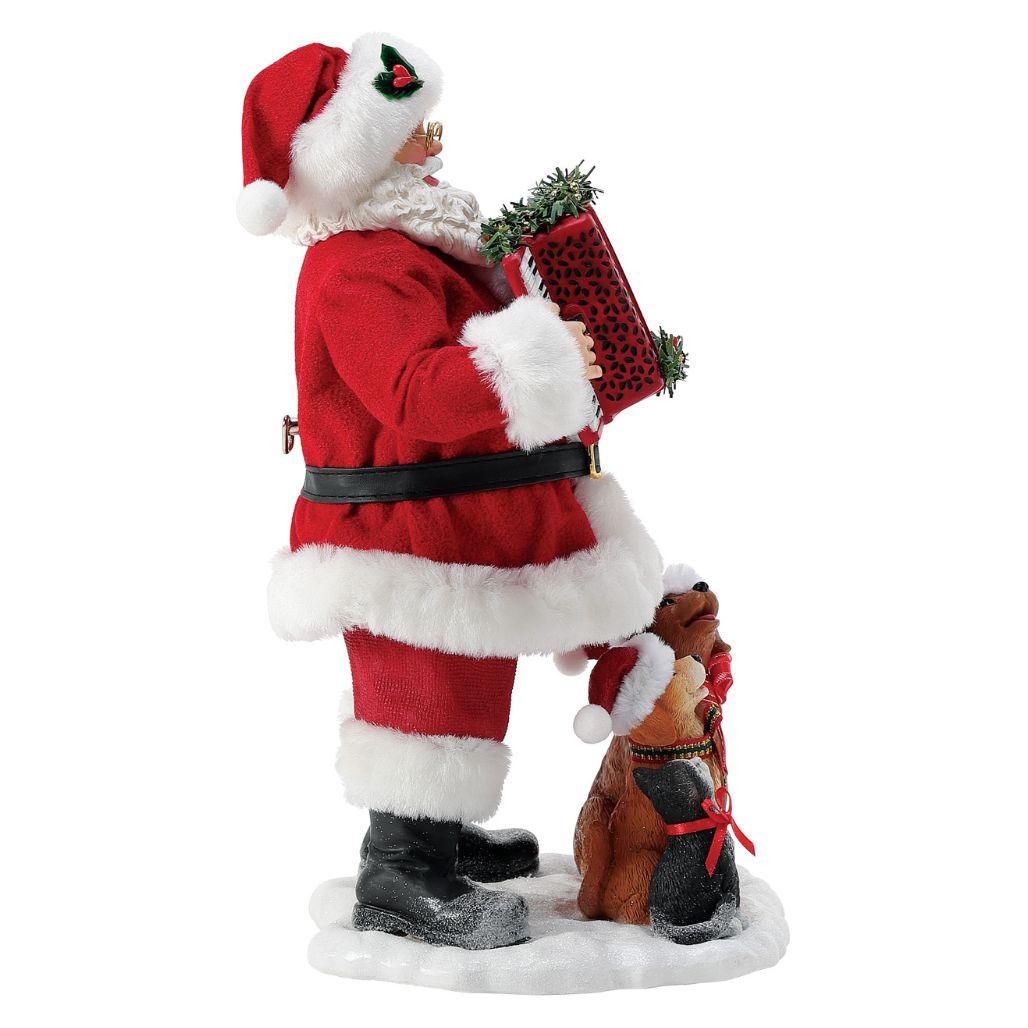 【新品未使用】Sing Along Santa ピアノ人形 Department 56 Possible Dreams Sing Along Musical Figurine
