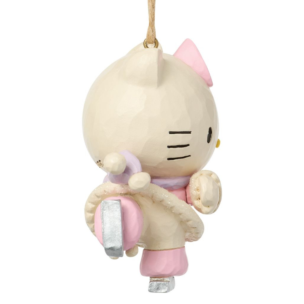 d*7様 Hello Kitty スノーボード マスコット ストラップ Jim Shore Hello Kitty Ice Skating Ornament | The Christmas Loft