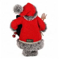Karen Didion Black Bear Ski Santa Figurine