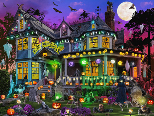 Halloween House Jigsaw Puzzle 550 Piece
