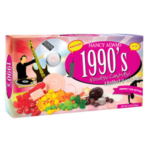 1990s Nancy Adams Nostalgic Candy Mix Gift Box 9.75 Oz.
