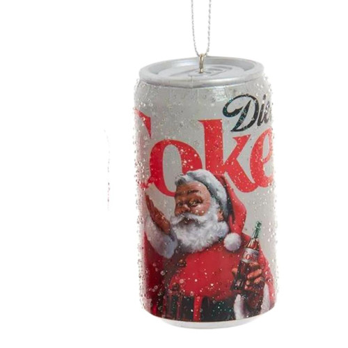 Diet Coca-Cola Santa Can Ornament