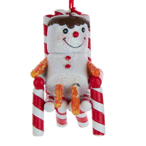 Mashmallow in Chair Ornament 