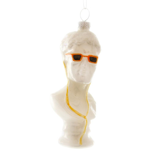 Cody Foster & Co - Chillin Classical Bust Blown Glass Ornament
