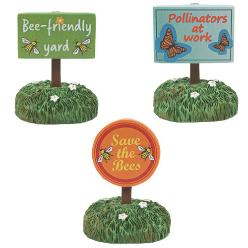 Department 56 - Halloween Village - Bee Friendly Signs