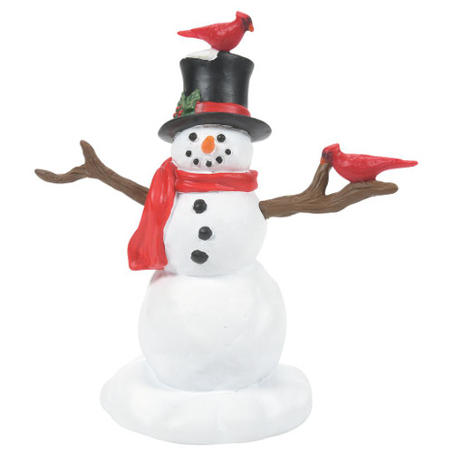 Department 56 - Cardinal Christmas Snowman