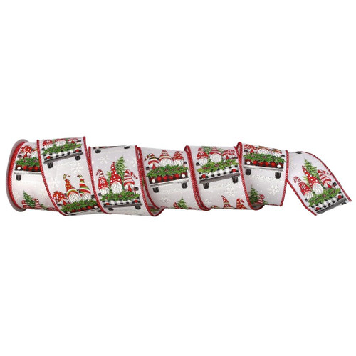 PH PandaHall 20 Yards Baseball Ribbons 4 Styles 7/8“ Sports Ball Ribbon Red  White Wired Edge Ribbon Grosgrain Ribbon Fabric Ribbons for Christmas Tree