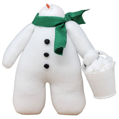 Sandy Pants Snowman With Snowballs
