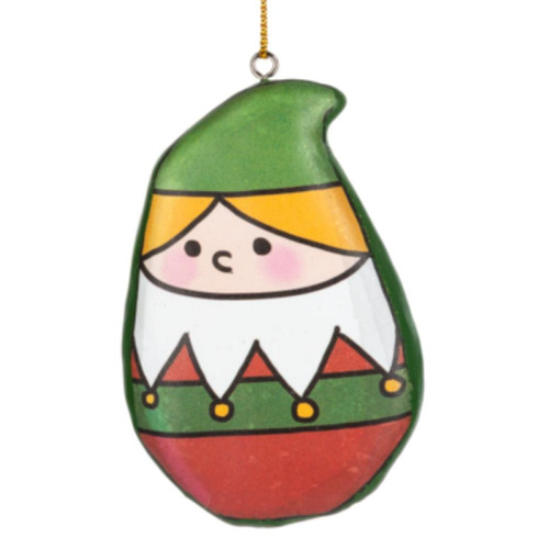 Ganz - Elf Pebble Art Ornament
