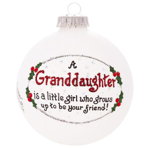 Heart Gifts By Teresa - Granddaughter Little Girl Ornament