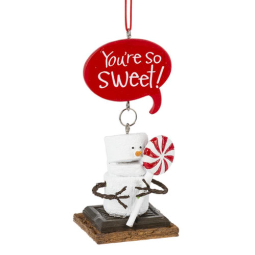 You're So Sweet! Toasted S'Mores Candy Ornament
