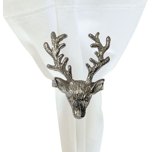 Silver Stag Napkin Ring