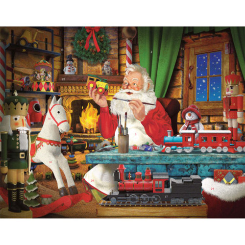 Santa's Toyworks Paper Christmas Advent Calendar