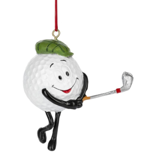 Golf Ball Player Ornament
