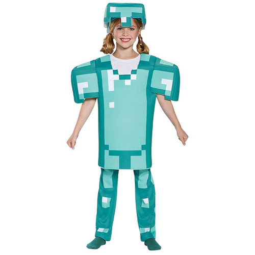 Deluxe Minecraft Armor Costume - Child Large