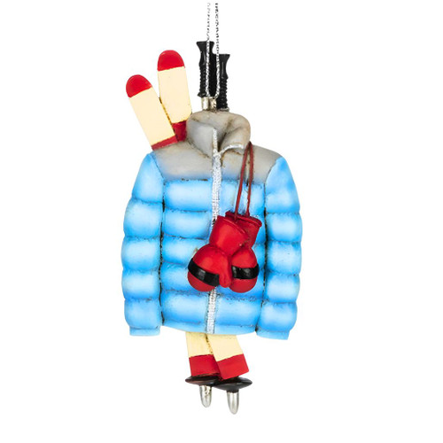 Blue Ski Jacket Ornament