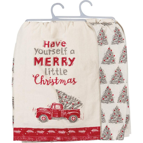 Primitives by Kathy Have a Merry Little Christmas Dish Towel Set of 2
