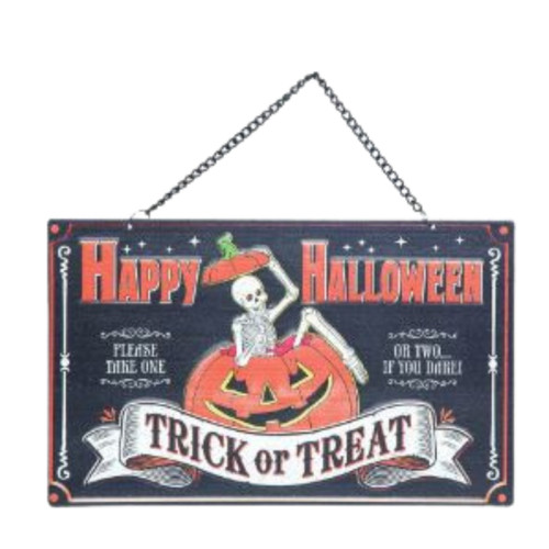 Midnight Magic Sign - Happy Halloween Trick Or Treat
