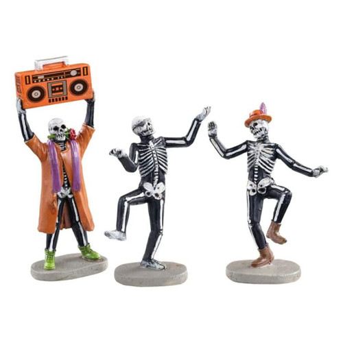 Lemax - Spooky Town Jitterbones Dance Party Set of 3