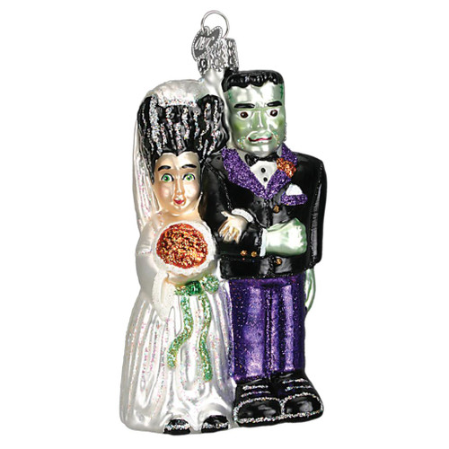 Frankenstein And Bride Ornament 