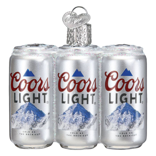 Coors Light 6 Pack Ornament