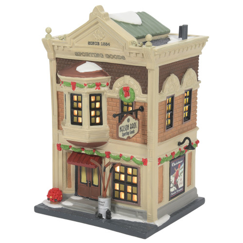 Department 56 - Christmas In The City Village - Nelson Bros. Sporting Goods