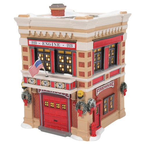 Department 56 - Original Snow Village - Engine 223 Fire House