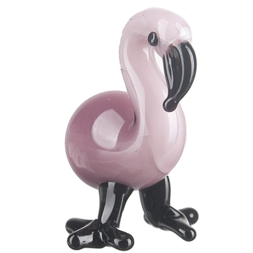 Miniature Flamingo Figurine
