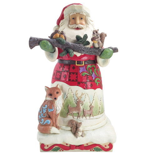 Jim Shore - Heartwood Creek - Santa With Animals Statue