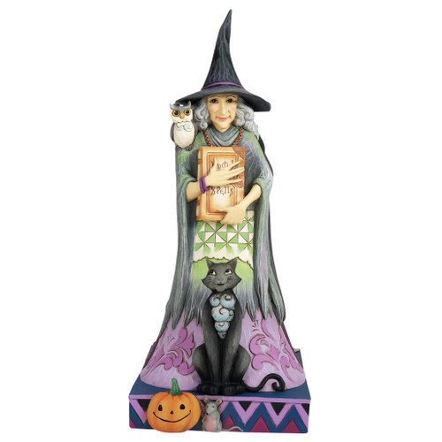 Jim Shore - Heartwood Creek - Two Sided Witch Figurine