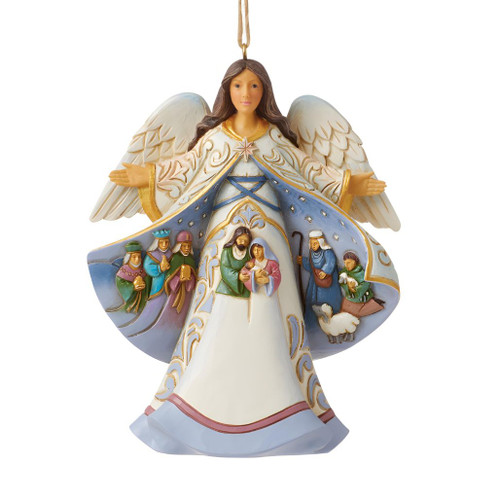 Jim Shore - Heartwood Creek - Angel Nativity Scene Ornament