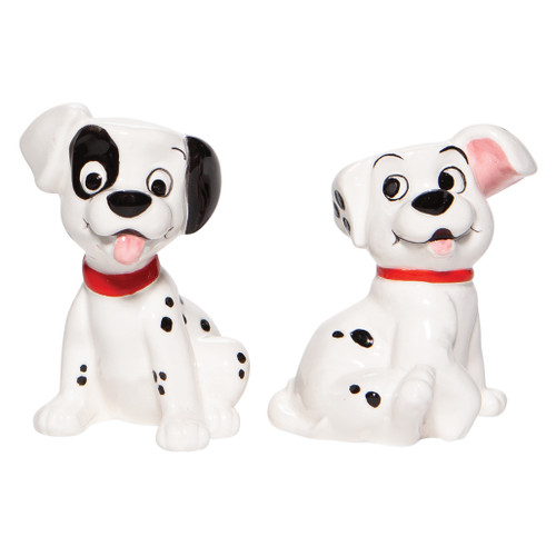 Disney 101 Dalmatians Patch And Rolly Salt And Pepper Shaker Set