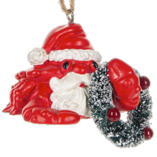 Christmas Crab Ornament
