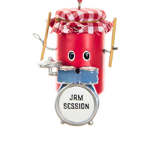 Jam Jar Drum Session Ornament