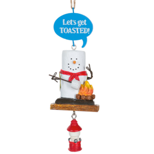 Toasted S'mores Camping Ornament