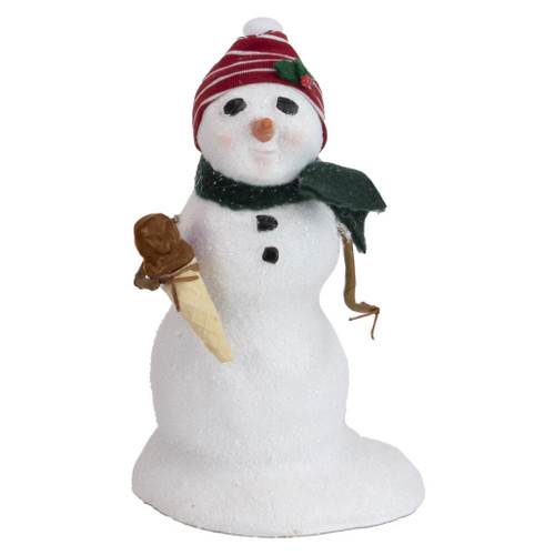 Byers Choice Snowman With Ice Cream